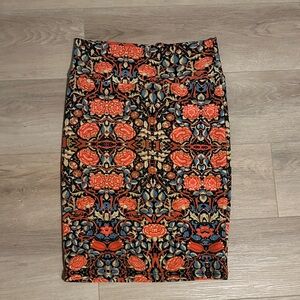 LuLaRoe Multicolor Floral Pencil Skirt